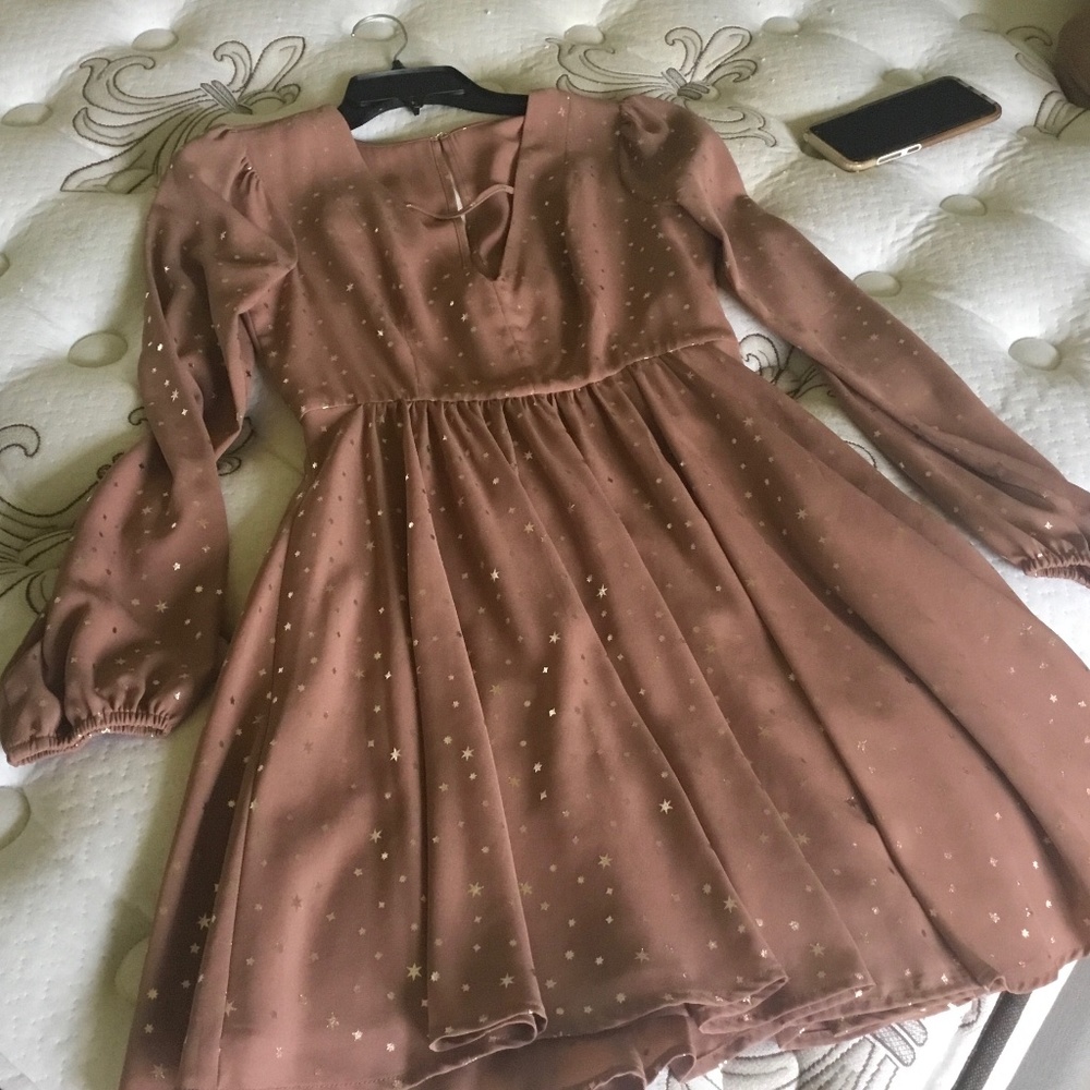 BCBG long sleeve mini dress